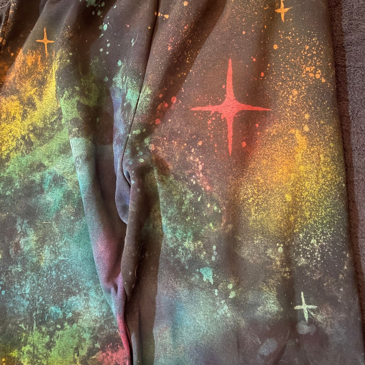 Rainbow Glow-in-the-Dark Star Hoodie