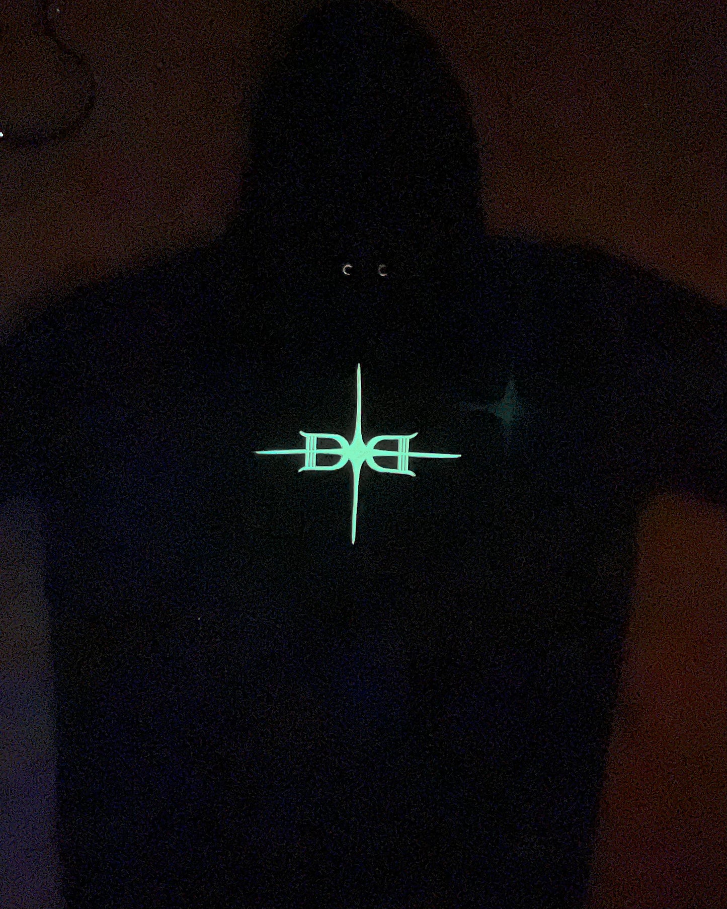 Galaxy - 3 Color - Custom Reverse Dyed, Glow Star Hoodie